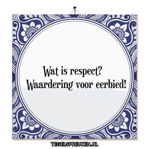 Wat Is Respect Text Tile