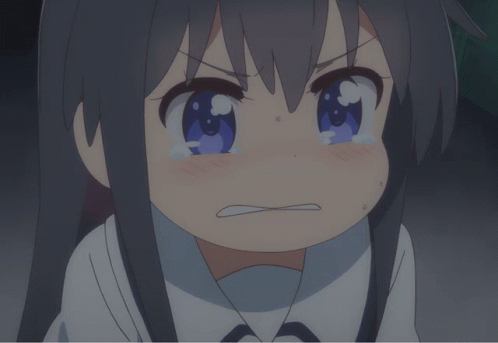 Wataten Hana Crying Anime Loop GIF