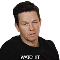 Watch It Mark Wahlberg Sticker GIF