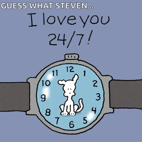 Watch Saying Guess What Steven I Love You 24/7 GIF