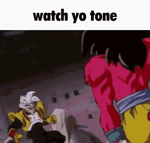 Watch Ya Tone Goku Meme GIF