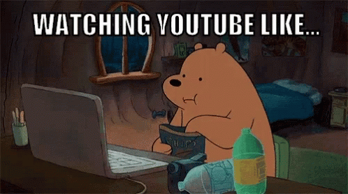 Watching Youtube Be Like GIF