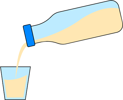 Water Bottle Pouring In Glass GIF