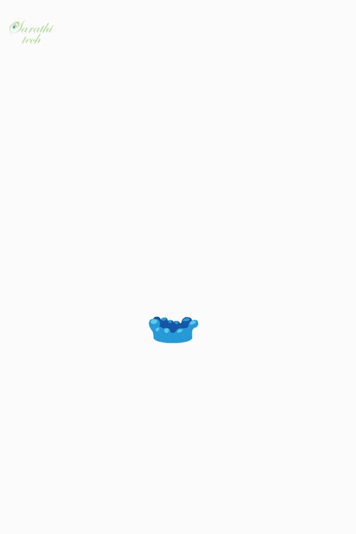 Water Drip On White Background GIF