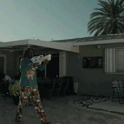 Water Gun Shooter Man GIF