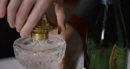 Water In Crystal Glass Pouring GIF