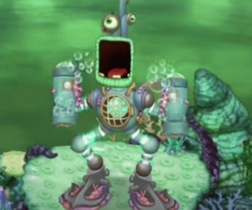 Water Island Epic Wubbox Shouting GIF