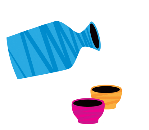 Water Pouring Out Art GIF