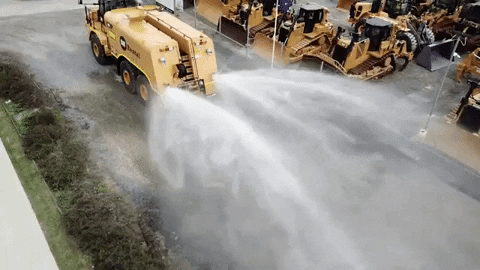 Water Truck Make It Rain GIF