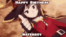 Waterboy Birthday Anime Girl GIF