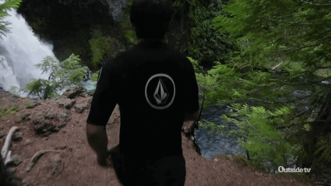 Waterfall Jump Cliff Diving Robert Wall GIF