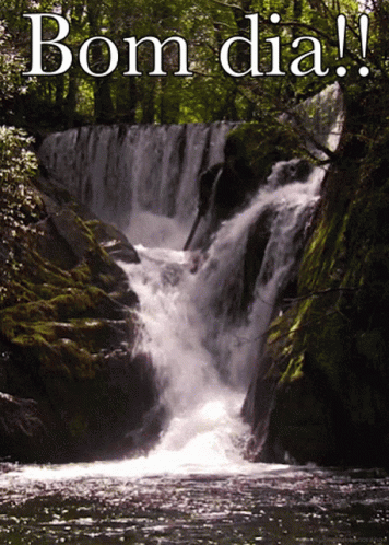 Waterfall With Bom Dia