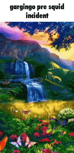 Waterfall With Gardingo Pre Squid Incident