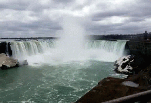Waterfall With Have A Wonderful Day GIF