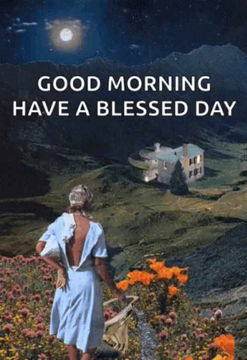 Watering Plant Good Morning Have A Blessed Day GIF