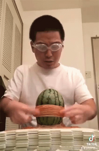 Watermelon Implosion Vs Explosion GIF