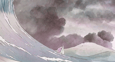 The Great Waves Off Kanagawa GIF