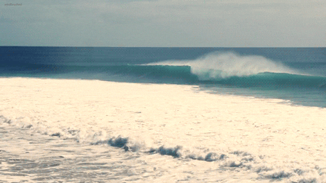 Waves By The Sea Breeze GIF