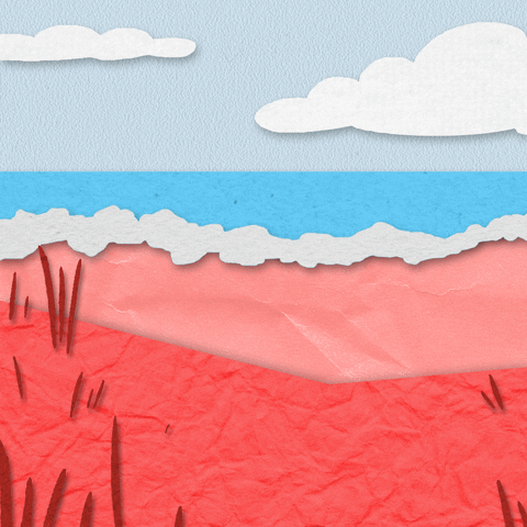 Animation Of Summer Breeze Waves GIF