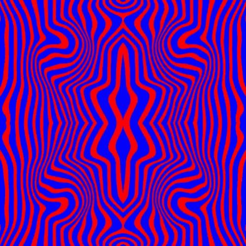 Waving Colorful Optical Illusion GIF