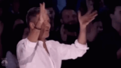 Waving Hand Shaking Simon American Got Talent GIF