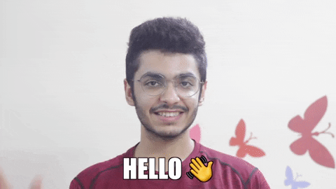 Waving Hello Desi Guy GIF