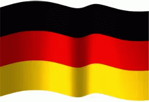 Waving Red Black Yellow Flag