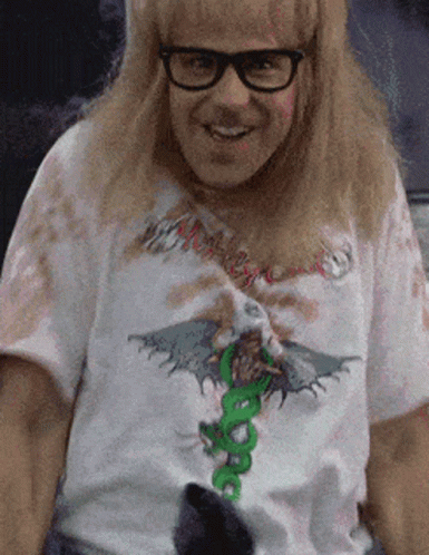 Garth Algar Silly Dance Waynes World GIF