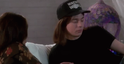 Waynes World Mike Myers Multiplying Images GIF