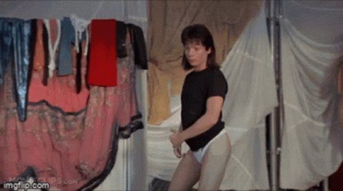 Mike Myers Wayne Campbell Undergarment Waynes World GIF