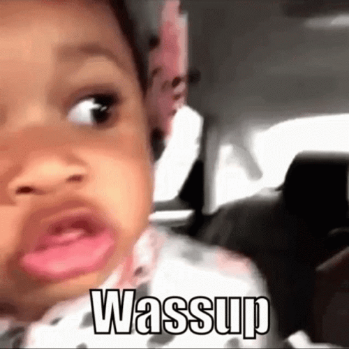 Wazzup Of Cute Toddler Inside Car GIF