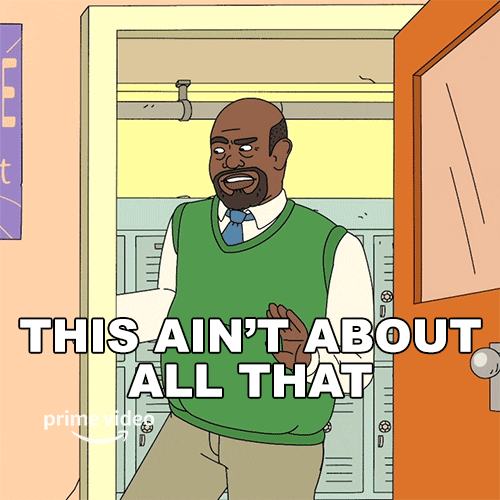 We Aint Found Animated Guy About All That GIF