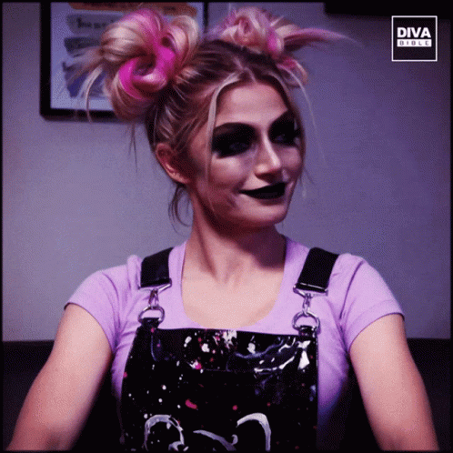 We Alexa Bliss Winner Make-up GIF