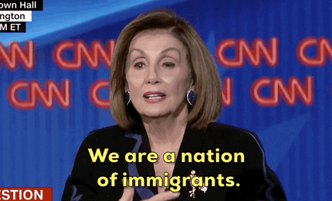 We Are A Nation Of Immigrants Nancy Pelosi GIF