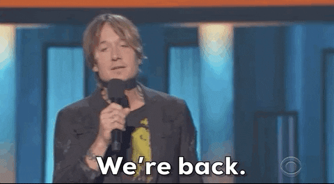 We Are Back Keith Urban GIF