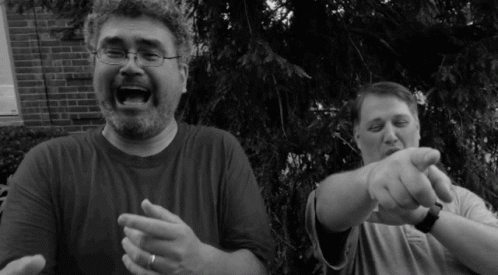 We Are Laughing Blissfully GIF