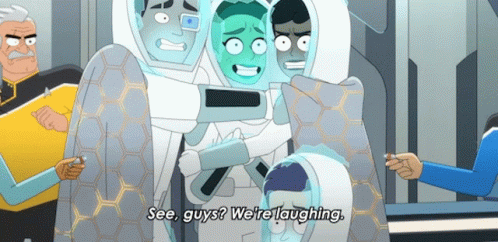 We Are Laughing Star Trek GIF