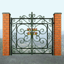 We Are Open, Open Gates GIF