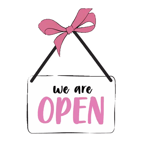 We Are Open Sign