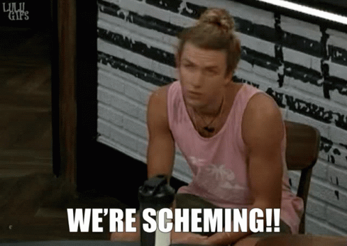 We Are Scheming Man GIF