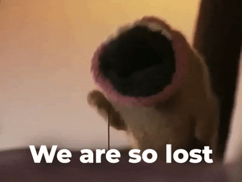 We Are So Lost Puppet GIF
