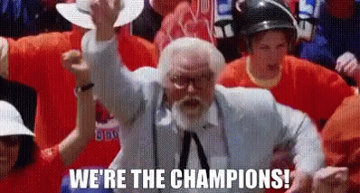 We Are The Champions The Waterboy GIF