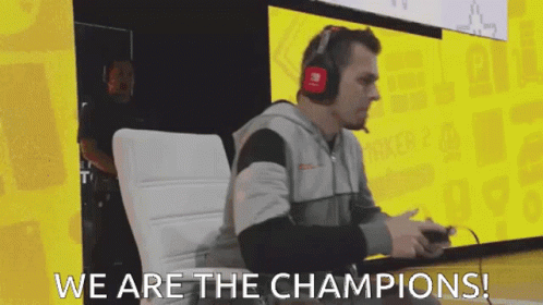 We Are The Champions Abdallahsmash Gamer GIF