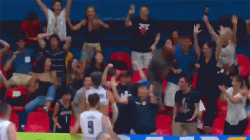 We Are The Champions Basketball Team GIF