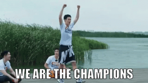 We Are The Champions Koreans Image Compilation GIF