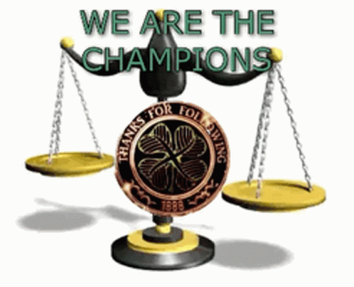 We Are The Champions Balance Scale GIF