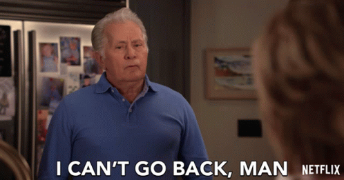 We Back Up Can't Go Back GIF