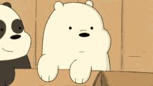 We Bare Bears Cute Ice Pressed Puffy Face GIF