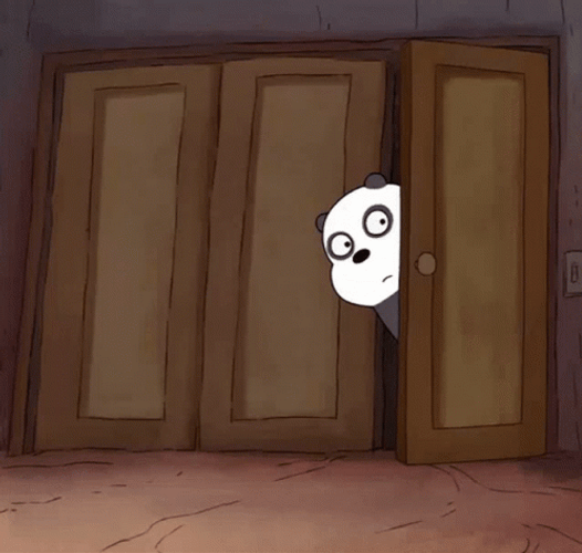 We Bare Bears Knock Knock GIF