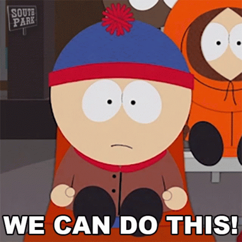 We Can Do It Eric Cartman South Park GIF